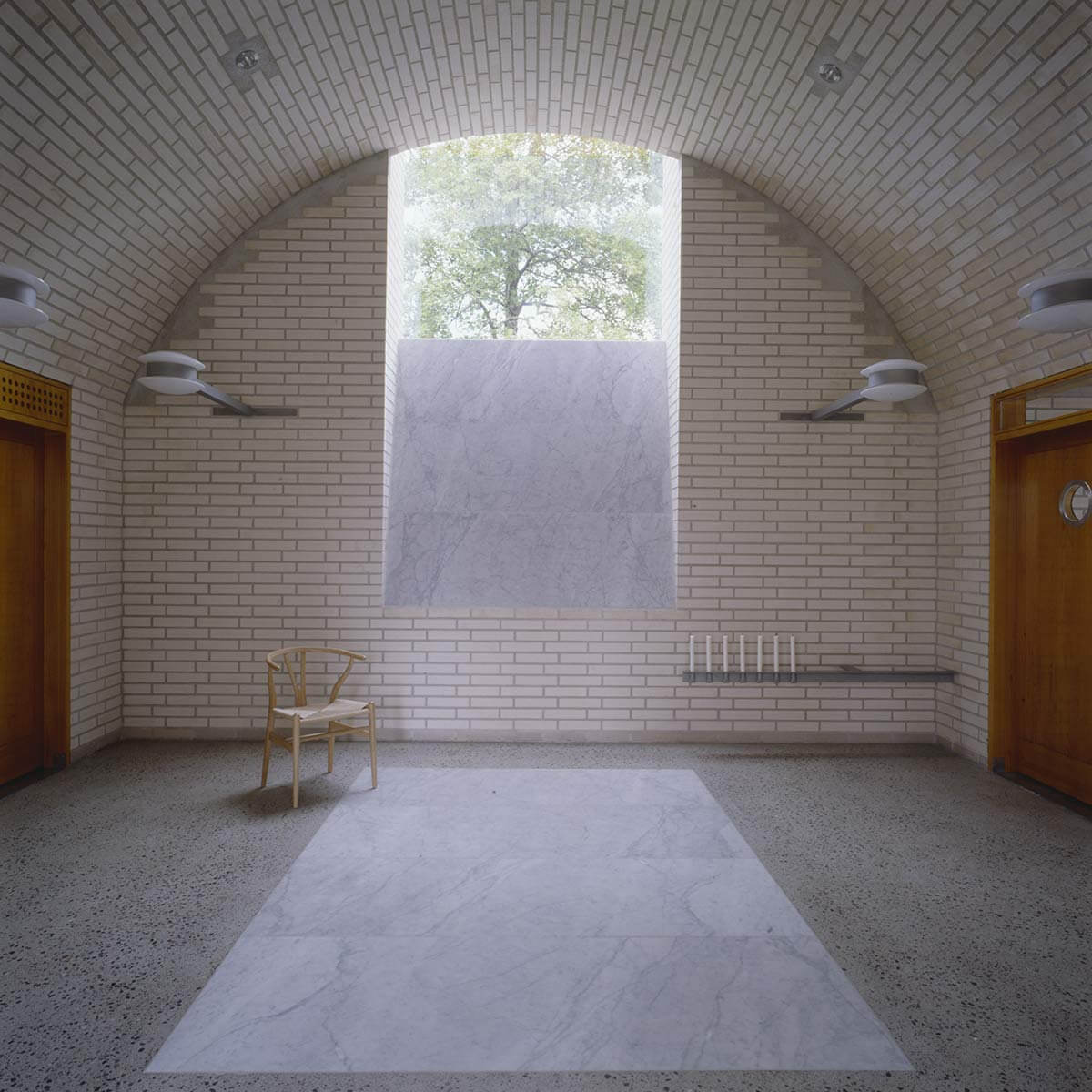 © C-V. Hølmebakk - Mortuary at Asker Crematorium / C-V. Hølmebakk
