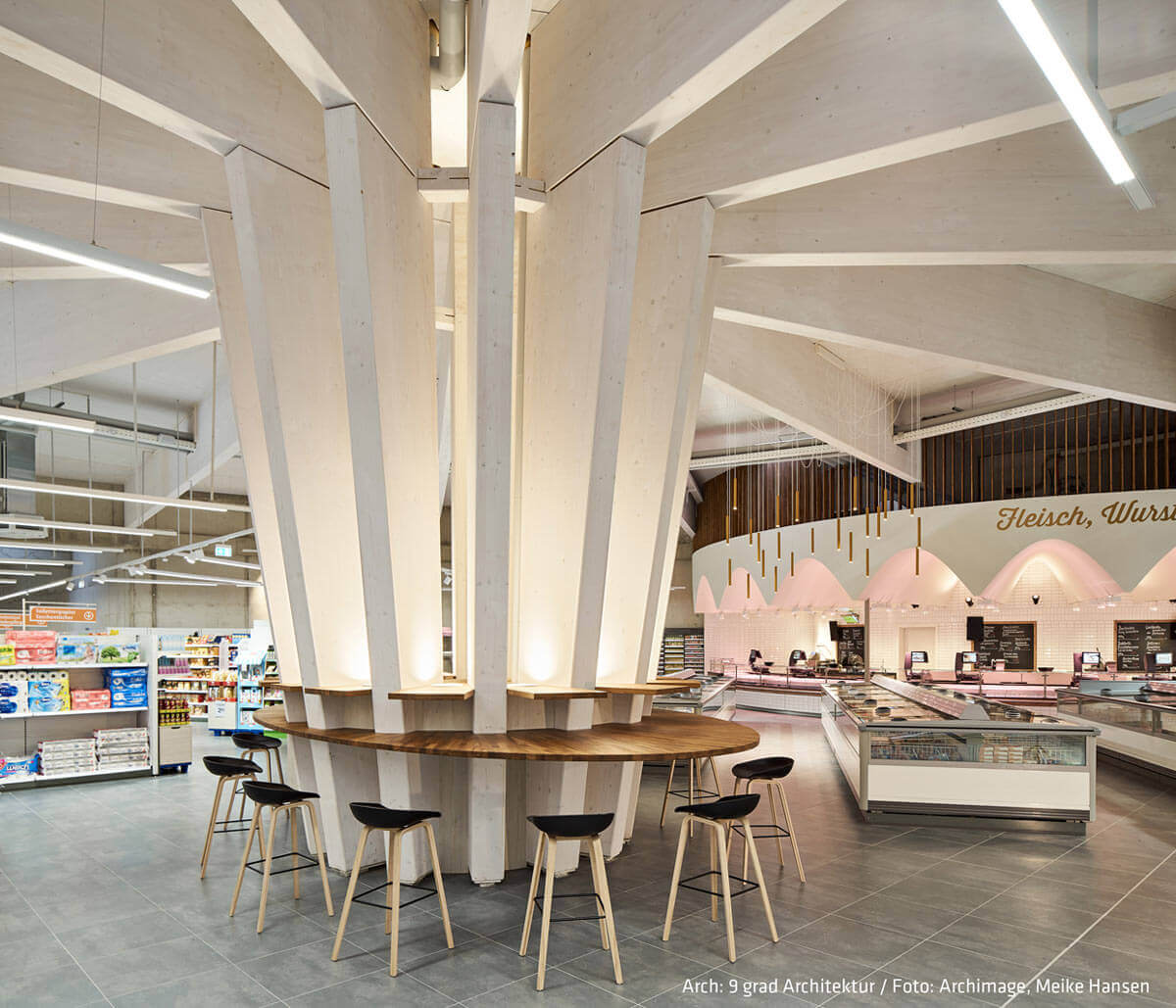 © Archimage, Meike Hansenv - Retail store / Supermarket / neun grad architektur