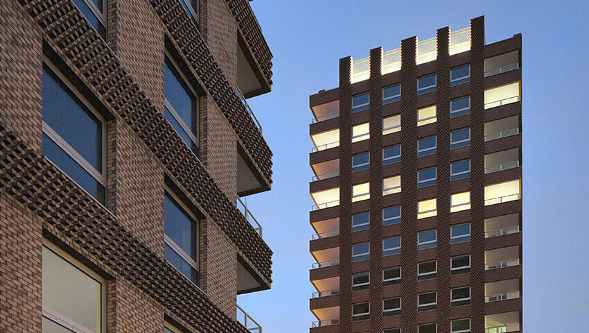 © Philip Dujardin - Westkaai Towers 5 & 6 / Tony Fretton Architects